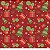 Tecido Tricoline Presentes Natal fundo Vermelho - Peripan - 50 x 150 cm - Imagem 2
