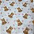 Tecido Tricoline Ursinhos Love - Peripan - 50 x 150 cm - Imagem 1