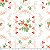 Tecido Tricoline Floral Elegance Salmão - Peripan - 50 x 150 cm - Imagem 2