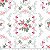 Tecido Tricoline Floral Elegance Rosa - Peripan - 50 x 150 cm - Imagem 2