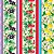 Tecido Tricoline Estampa Digital Barrado Frutas 2 - Peripan - 50 x 150 cm - Imagem 1