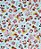 Tecido Tricoline Digital Mickey e Minnie Fundo Azul - Tecidos Dohler - 50 x 150 cm - Imagem 1