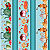 Tecido Tricoline Estampa Digital Barrado Café da Tarde - Peripan - 50 x 150 cm - Imagem 1