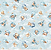 Tecido Tricoline Digital Bear Blue Dream (Urso) - Tecidos Caldeira - 50 x 150 cm - Imagem 1