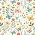 Tecido Tricoline Digital Beauty (Flores e Borboletas) - Tecidos Caldeira - 50 x 150 cm - Imagem 1