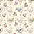 Tecido Tricoline Digital  Passarinhos  e Flores - Fuxicos e Fricotes - 50 x 150 cm - Imagem 1