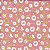 Tecido Tricoline Margaridas Fundo Rosa Chá  - Peripan - 50 x 150 cm - Imagem 1