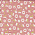 Tecido Tricoline Margaridas Fundo Rosa Chá  - Peripan - 50 x 150 cm - Imagem 1