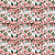 Tecido Tricoline Digital 3D Ramos Floral Rosa  - Peripan - 50 x 150 cm - Imagem 1