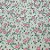 Tecido Tricoline Mini Floral Laís Rosa Fundo Bege - Peripan - 50 x 150 cm - Imagem 3