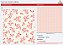 Tecido Tricoline Mini Floral Sintonia Vermelho e Rosa - Peripan - 50 x 150 cm - Imagem 2