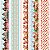 Tecido Tricoline Digital Barrado Doce Infância (Borboletas e outros) - Coleção Essência Criativa - Peripan - 50 x 150 cm - Imagem 1