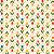 Tecido Tricoline Tulipas Coloridas - (Floral) - Coleção Handamade - Peripan - 50 x 150 cm - Imagem 1