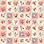 Tecido Tricoline Quadrado Floral - Coleção Handamade - Peripan - 50 x 150 cm - Imagem 1