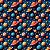 Tecido Tricoline Digital Planetas e Estrelas (Espacial) - Mundo Mágico - Peripan - 50 x 150 cm - Imagem 1