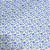 Tecido Tricoline Floral Amanda Azul - TC - 50 x 150 cm - Imagem 2