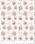 Tecido Tricoline Floral Rosas e Borboletas (Rosa) - TC - 50 x 150 cm - Imagem 1
