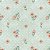 Tecido Tricoline Digital Floral Fofo Menta - Fuxicos e Fricotes - 50 x 150 cm - Imagem 1