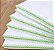 Tecido Fralda de boca Premium com Barra Pinta e Borda com Picueta Verde - Valletex - 50 cm x 35 cm (largura) - Imagem 1