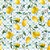 Tecido Tricoline Limão Siciliano Fundo Geométrico - Coleção Afetos - Peripan - 50 x 150 cm - Imagem 1