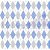 Tecido Tricoline Geométrico Azul com Cinza  - Tecidos Caldeira - 50 x 150 cm - Imagem 1