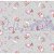 Tecido Tricoline Mini Bailarinas Rosa fundo Cinza - Tecidos Caldeira - 50 x 150 cm - Imagem 1