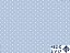 Tecido Tricoline Mini Estrelas Fundo Azul Nuvem - Ibirapuera - 50 x 150 cm - Imagem 1