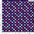Tecido Tricoline Corações Multicolor fundo Marinho - Eva e Eva - 50 x 150 cm - Imagem 1