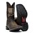 Bota Texana Masculina Country  Bico Quadrado Usa Café - Imagem 2