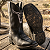 Bota Texana Masculina Country Bico Quadrado Cara -de-Boi - Imagem 1