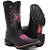 Bota Texana Feminina Country Bico Quadrado Cruz Rosa BK - BNF - Imagem 2