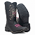 Bota Texana Feminina Country Bico Quadrado Cruz Rosa BK - BNF - Imagem 2