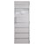 Porta De Alumínio branco 0,70 X 1,99m Para Saunas c/contra marco - SODRAMAR - Imagem 1