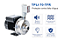 Pressurizador Com Fluxostato Externo TPLI-70-TFR-2PL 1/2CV - 220V - TEXIUS - Imagem 3