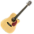 VIOLAO FOLK ELETRICO - WALDMAN DCEX341N - Imagem 1