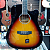 VIOLAO ELETRICO FOLK - WALDMAN DCE141VS - Imagem 5