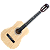 VIOLAO CLASSICO 38 - MXT 38C NT - Imagem 1