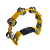 PANDEIRO MEIA LUA - AMARELO - Imagem 1
