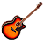 VIOLAO ELETRICO JUMBO - HOFMA HMJ223 SB - Imagem 1