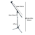 PEDESTAL MICROFONE C/ CACHIMBO - PM200 - Imagem 2