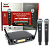 MICROFONE SEM FIO DUPLO - UHF520M - Imagem 1