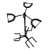 SUPORTE INSTRUMENTO - TRIPLO - Imagem 1
