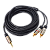 CABO P2 X 2 RCA 5M - PROFISSIONAL - Imagem 1