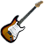 GUITARRA STRATO SUNBURST - MXT - Imagem 1