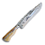 Faca Forjada 12" - 13 mm de Espessura Full Tang Noble Wood - Imagem 1