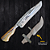 Faca Forjada 12" - 13 mm de Espessura Full Tang Noble Wood - Imagem 2