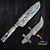 Faca Forjada 10" - 15 mm Espessura Brut Forge Folha - Imagem 2