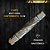 Faca Forjada 11" - 14 mm de Espessura Brut Forge Linhas Paralelas - Imagem 3