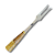 Garfo de churrasco Artesanal 10" Aço inox 420c 4mm Espessura Cabo Madeira nobre e Resina - Personalizado - Imagem 1