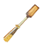Garfo de churrasco Artesanal 10" Aço inox 420c 4mm Espessura Cabo Madeira nobre e Resina - Personalizado - Imagem 2